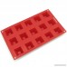 Freshware SM-101RD 15-Cavity Silicone Mini Pyramid Chocolate Candy and Gummy Mold - B004G3WX8Y